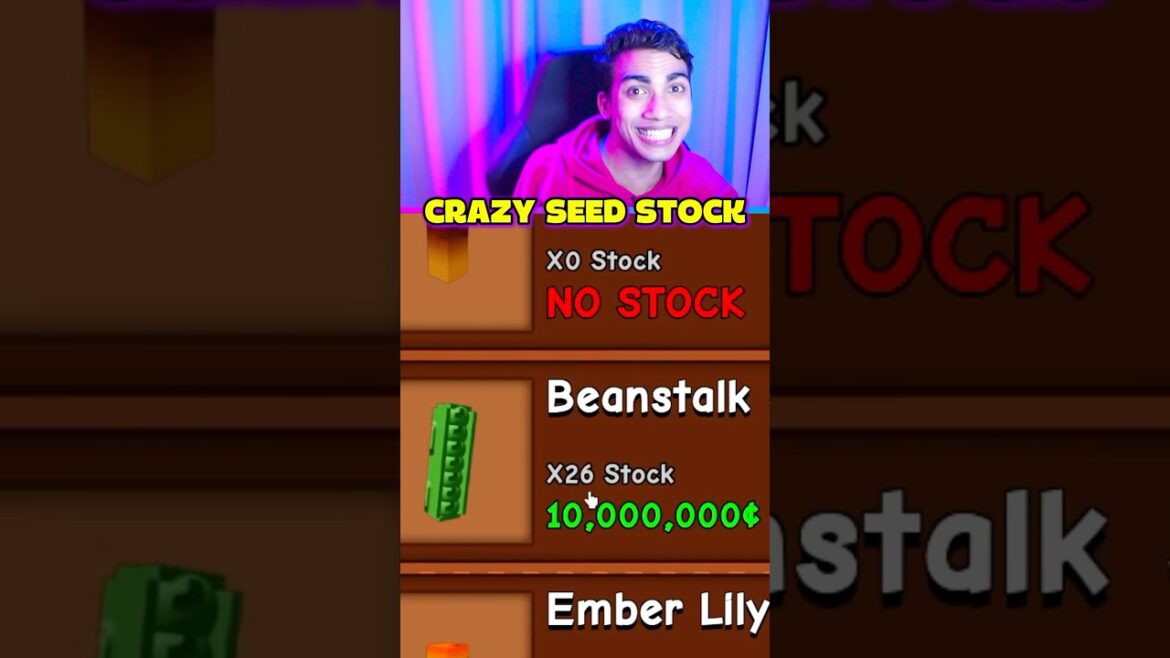 GROW A GARDEN CRAZY SEED STOCK 😱