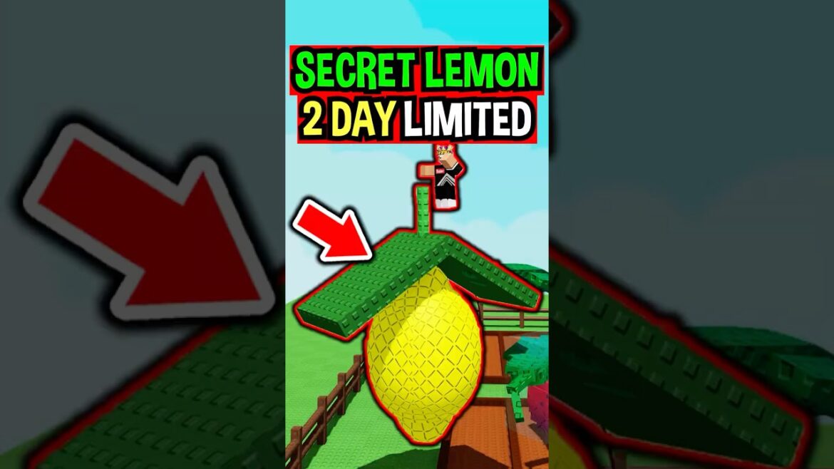 LIMITED LEMON FRUIT in Roblox Grow a Garden.. LIMITED LEMON FRUIT in Roblox Grow a Garden..