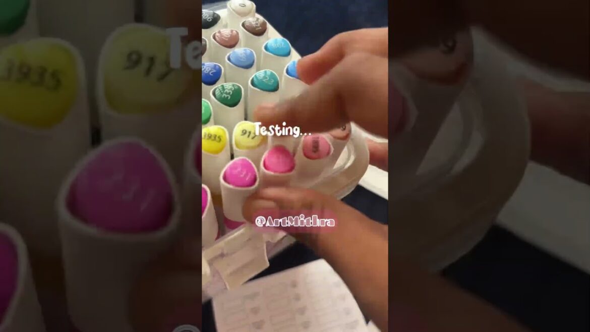 Unboxing Ohuhu markers!#shorts #art #ohuhumarkers #unboxing