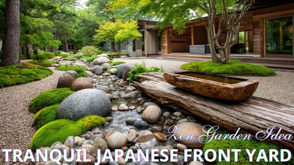 Japanese Garden Design with Stone, Moss, Water & Aged Wood | Peaceful Zen Front Yard Ideas Japanese Garden Design with Stone, Moss, Water & Aged Wood | Peaceful Zen Front Yard Ideas