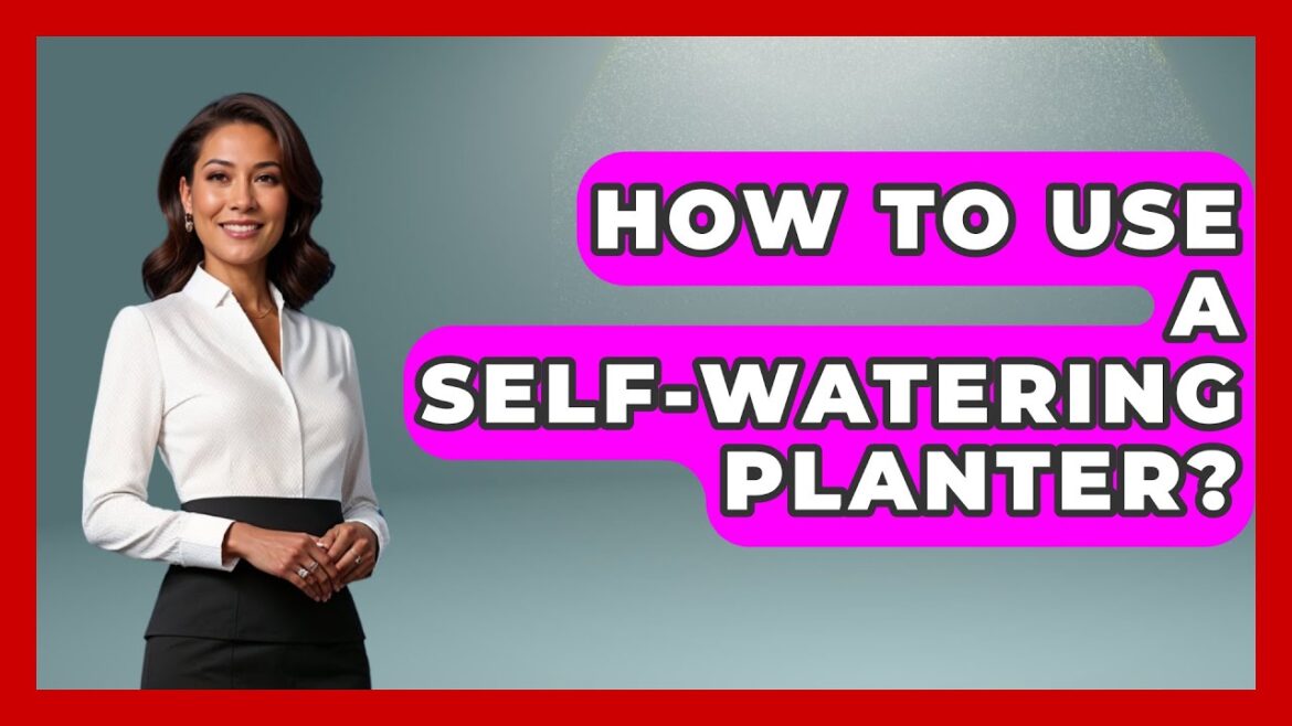 How To Use A Self-Watering Planter? - The Plant Enthusiast