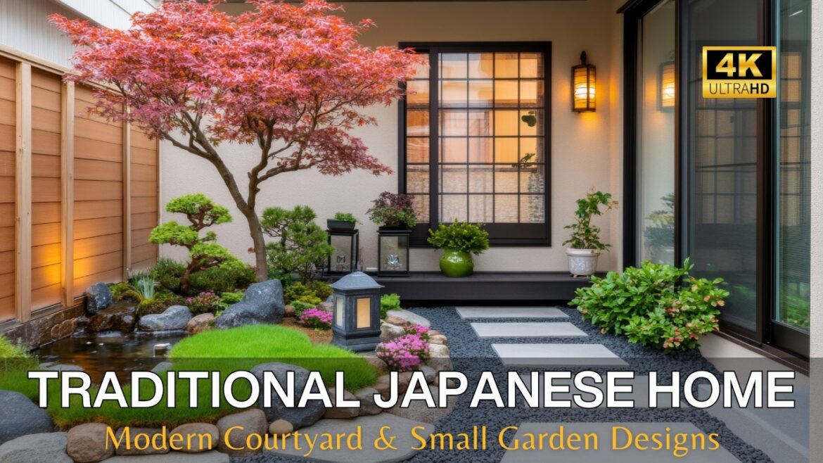 Traditional Japanese House Building Ideas with Modern Courtyard & Small Garden Designs Traditional Japanese House Building Ideas with Modern Courtyard & Small Garden Designs