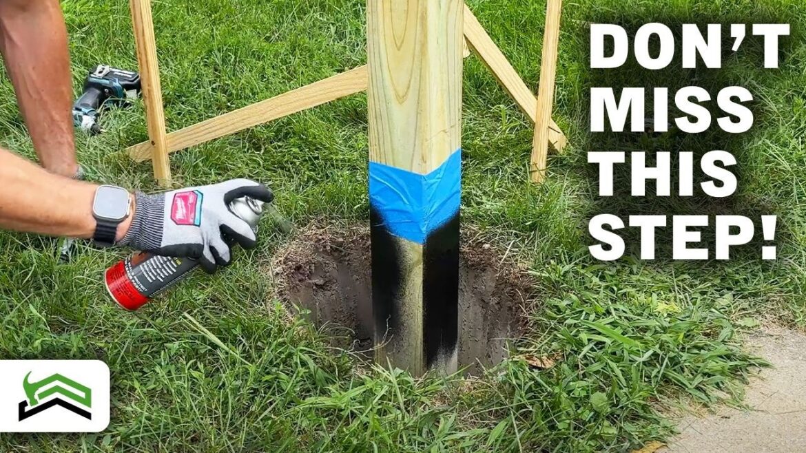 Best Method For Setting A Post | Fence, Deck, & Mailbox