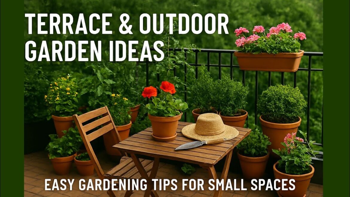 Terrace & Outdoor Garden Ideas | Easy Gardening Tips for Small Spaces "Terrace & Outdoor Garden Ideas | Easy Gardening Tips for Small Spaces"