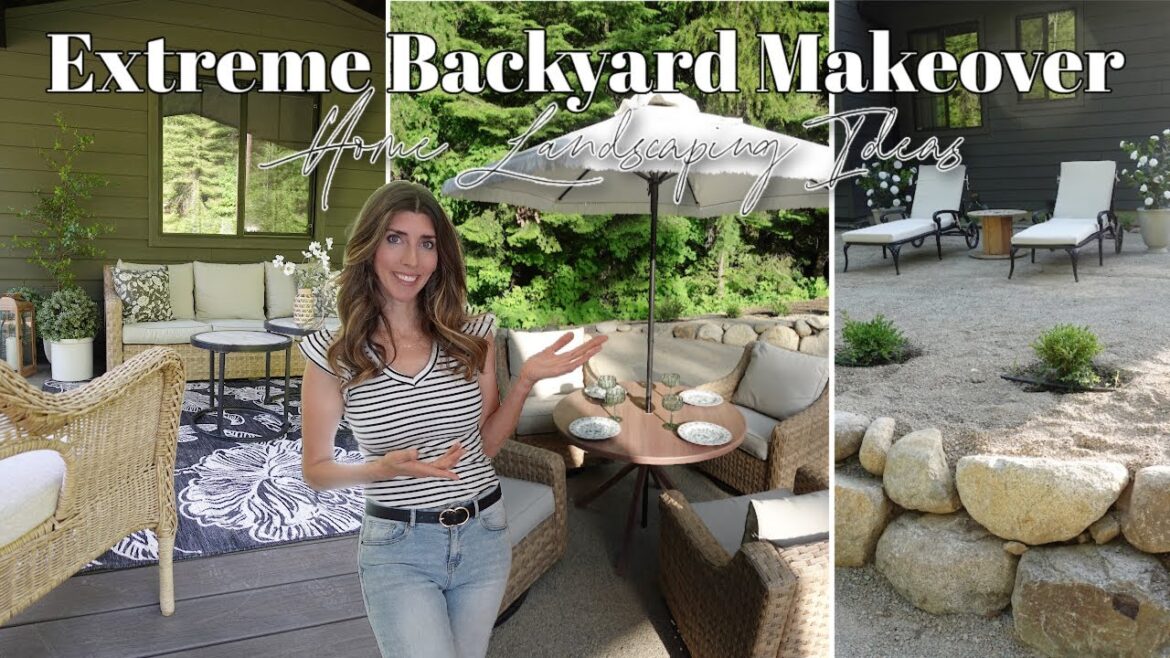 Extreme Backyard Makeover / Home Landscaping Ideas & Outdoor projects with a European Style Extreme Backyard Makeover / Home Landscaping Ideas & Outdoor projects with a European Style