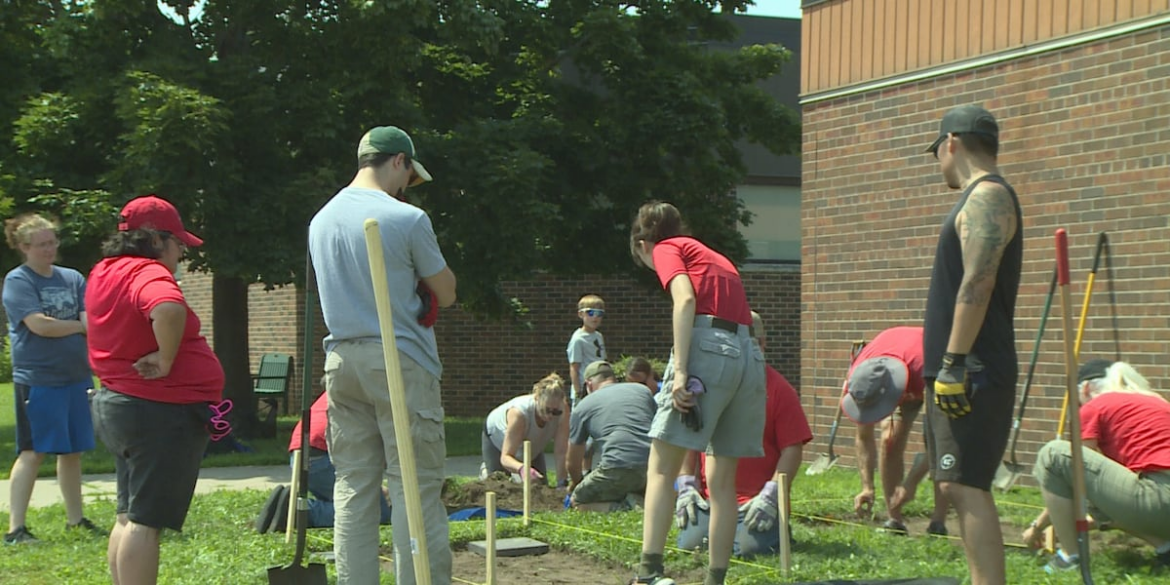 Eagle Scout builds gardens for Manz Elementary Eagle Scout builds gardens for Manz Elementary