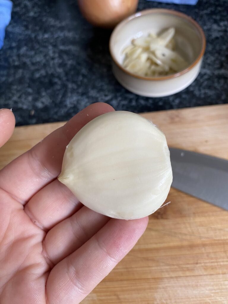Interesting garlic clove. Any reason it’s taken this shape?