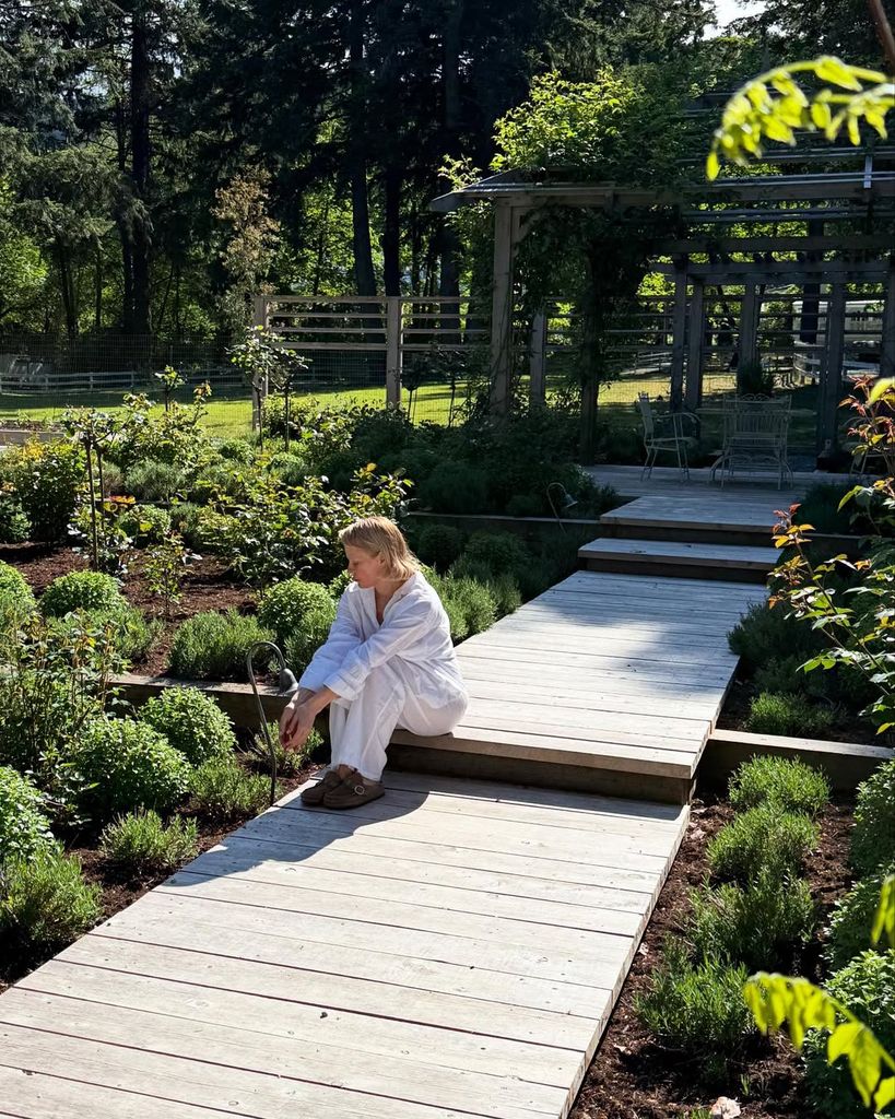 Pamela Anderson shared a series of new photos from her expansive grounds at her Vancouver home