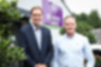 Geoffrey Wilson, Senior Business Manager at Danske Bank and Alan Mercer, Partner at Hillmount pictured at Hillmount Carrick