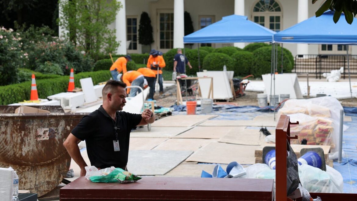 Did Trump remove the Rose Garden? White House before and after photos