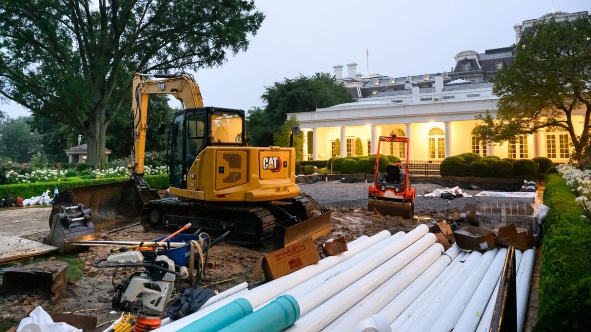 See photos of Trump’s changes to the White House and Rose Garden See photos of Trump's changes to the White House and Rose Garden