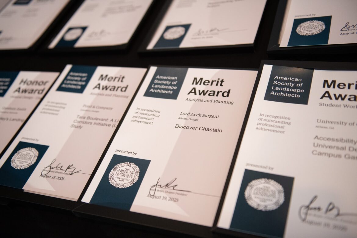 Georgia Landscape Architects celebrate best in field at award gala Georgia Landscape Architects celebrate best in field at award gala