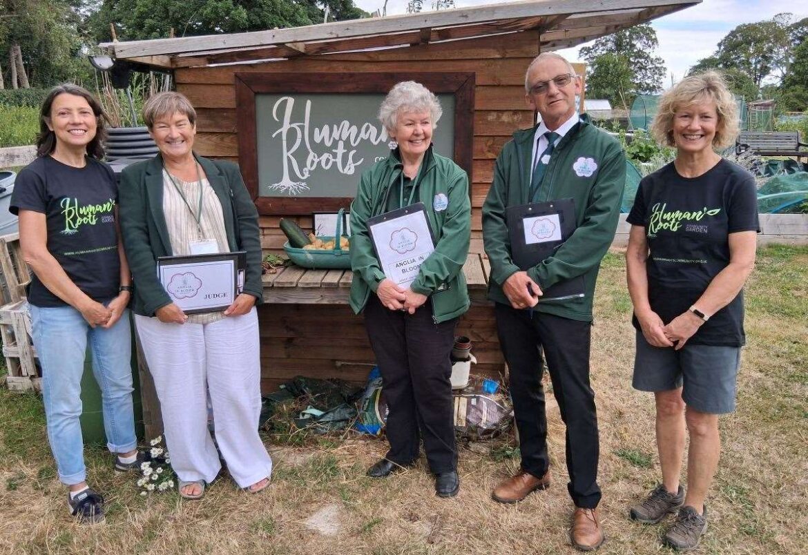 Stansted looks its best for Anglia in Bloom judges who tour schools, churches and community gardening plots