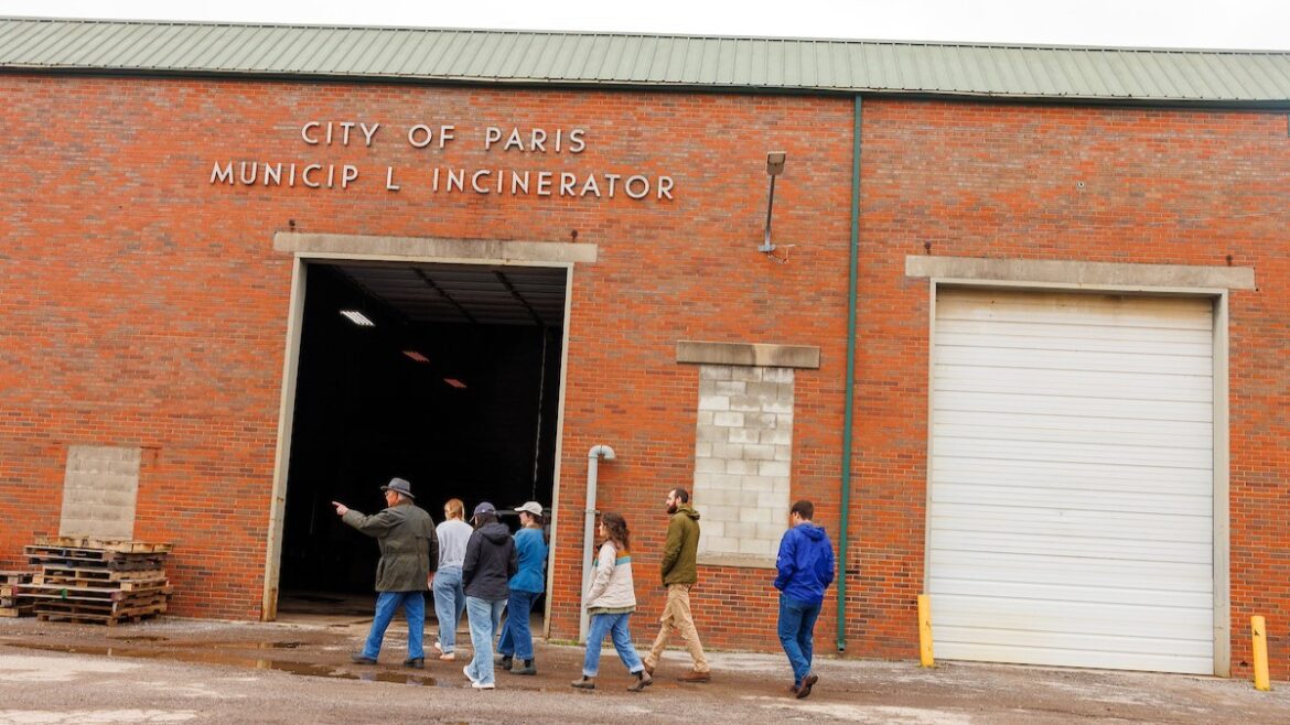 ‘Drawing on the community’s needs’: UK landscape architecture students help transform neighborhood in Paris, Kentucky The city incinerator in Paris, Kentucky. Photo by Matt Barton.