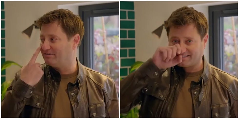 george clarke gets tearful after george clarke's kitchen vs gardens makeover in essex