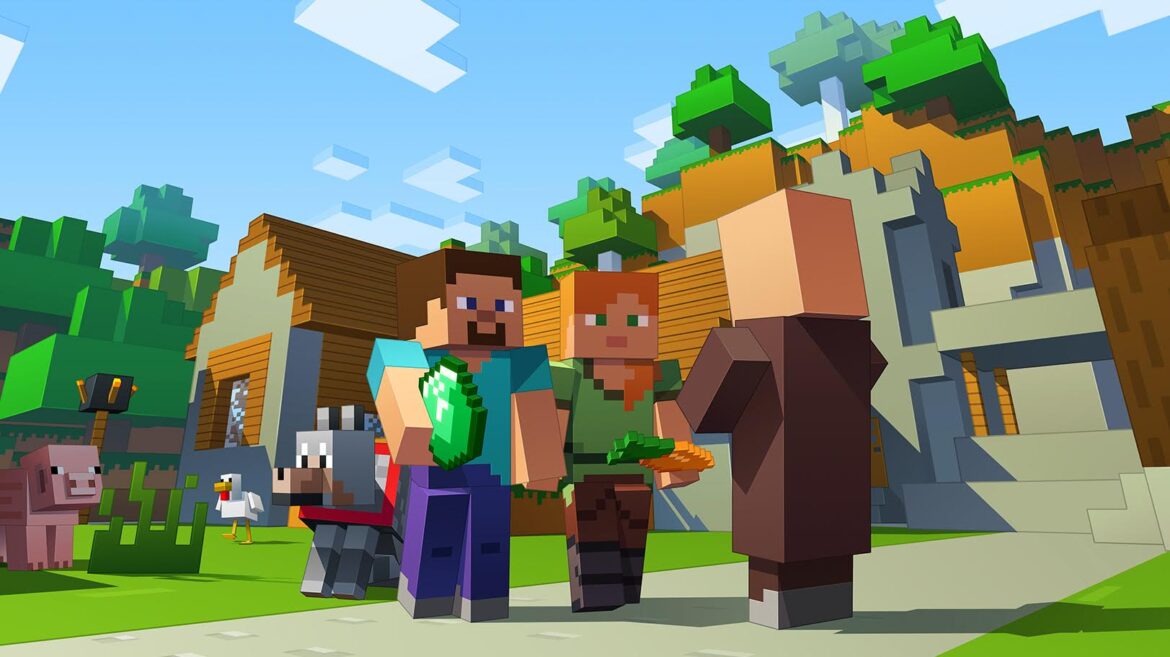 Children Are Applying For A Job As A Professional Minecraft Landscaper minecraft heroes