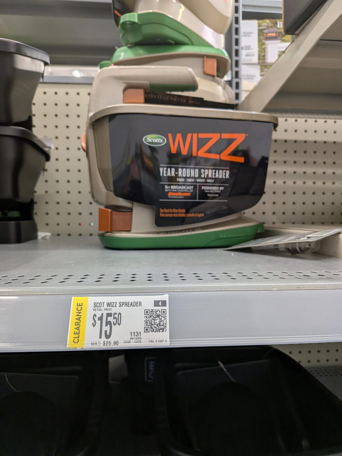 Wizz Spreaders are on Clearance at Walmart