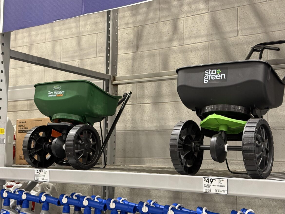 You now have your choice of color and logo for your shitty spreader!