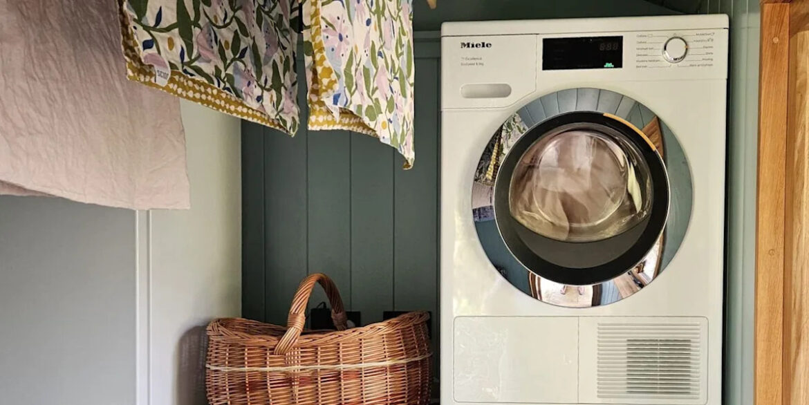 Would you put your laundry room in the garden? Utility huts are the new space-saving trend