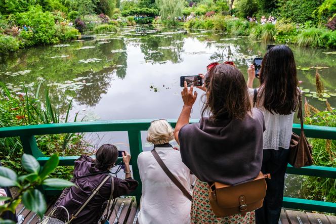 In Claude Monet's gardens in Giverny (Normandy), August 8, 2025.