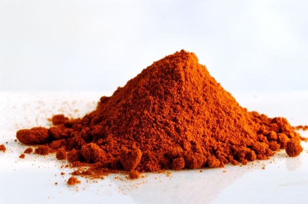 Chilli powder in a pile