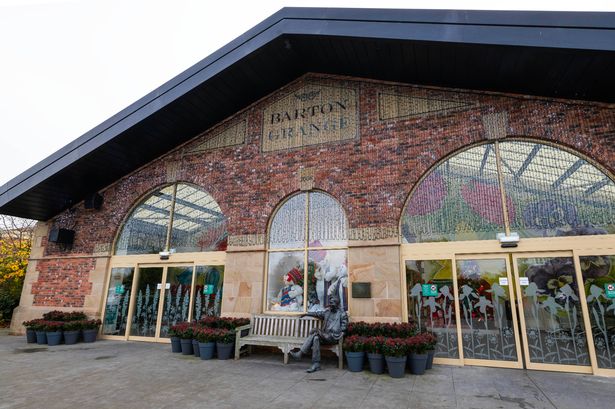 The Christmas displays at Barton Grange Garden Centre, Preston