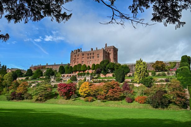 Powis Castle in Welshpool, mid Wales.