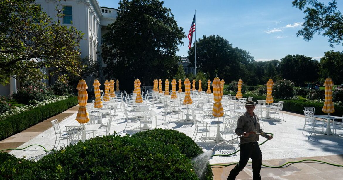Trump’s Paved White House Patio Renamed ‘Rose Garden Club’