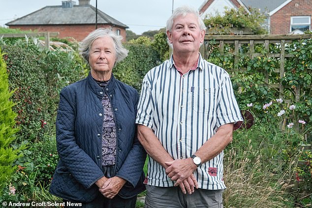 Their spokesman Graham Field, 76, a former civil servant who has worked for 12 years at the gardens, which are mentioned in the Domesday Book, said the volunteers had been denied access to an impartial complaints process. Pictured: Jackie and Graham Field
