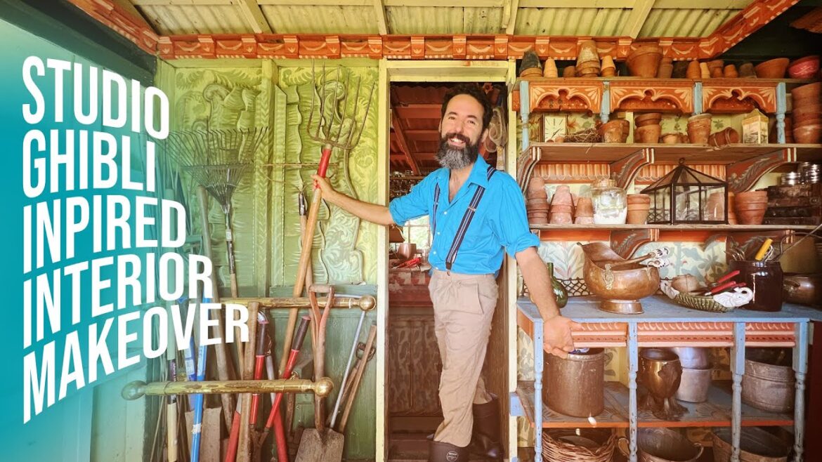 I Made the Most Beautiful Potting Shed from Trash