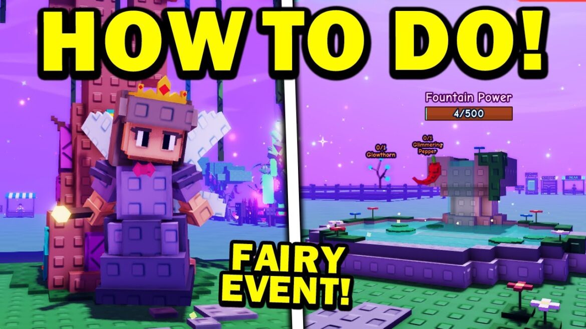 HOW TO DO FAIRY EVENT in Grow a Garden ROBLOX HOW TO DO FAIRY EVENT in Grow a Garden ROBLOX