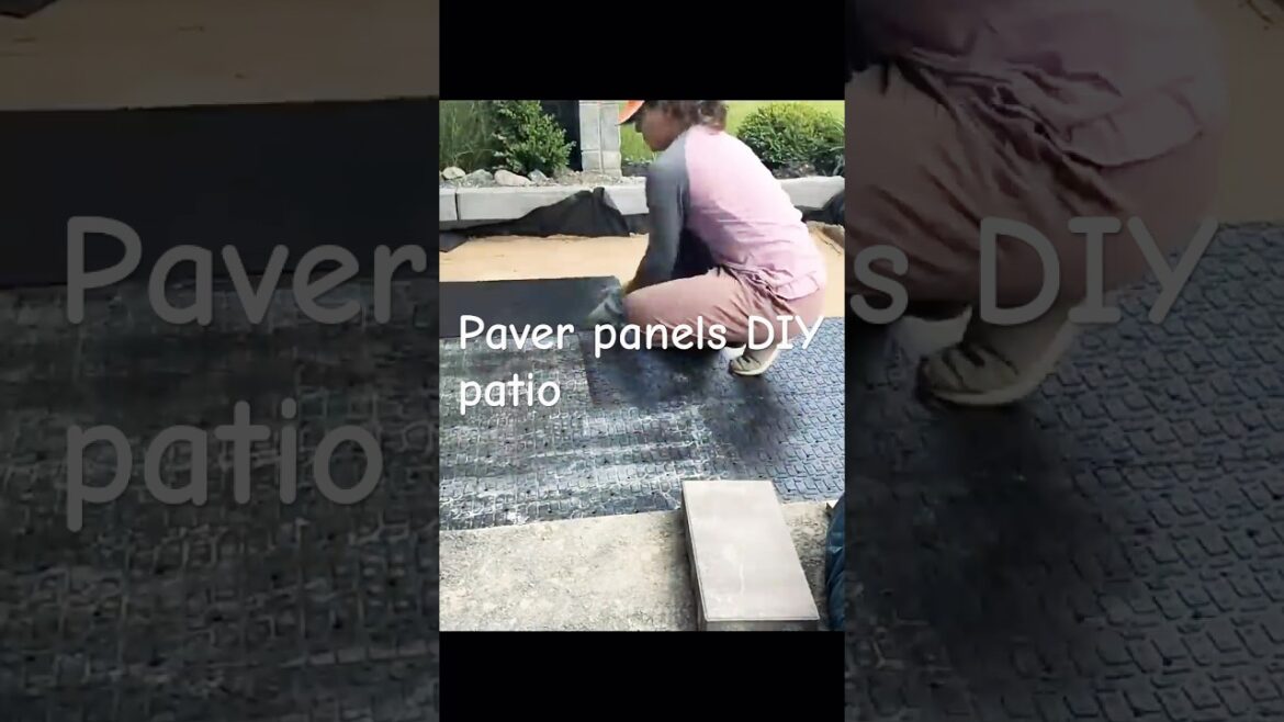 DIY patio easy panels #paverbase #panels #patioinstall #patio #diy #landscape #brockpaverbase DIY patio easy panels #paverbase #panels #patioinstall #patio #diy #landscape #brockpaverbase