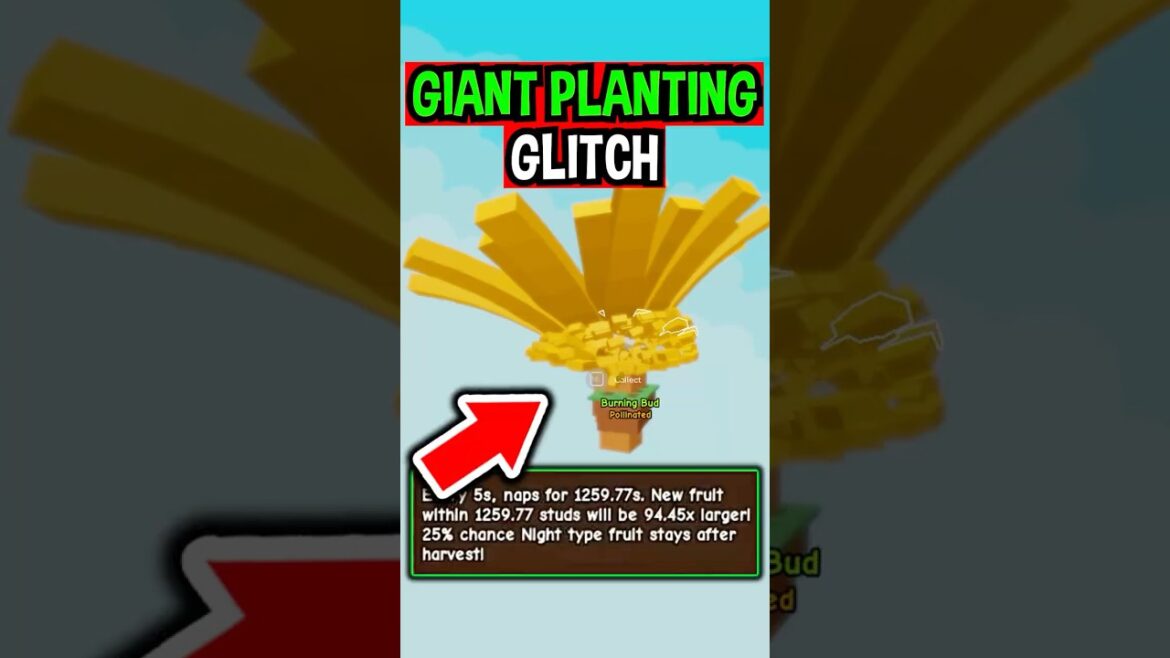 GIANT PLANTING GLITCH in Roblox Grow a Garden.. GIANT PLANTING GLITCH in Roblox Grow a Garden..