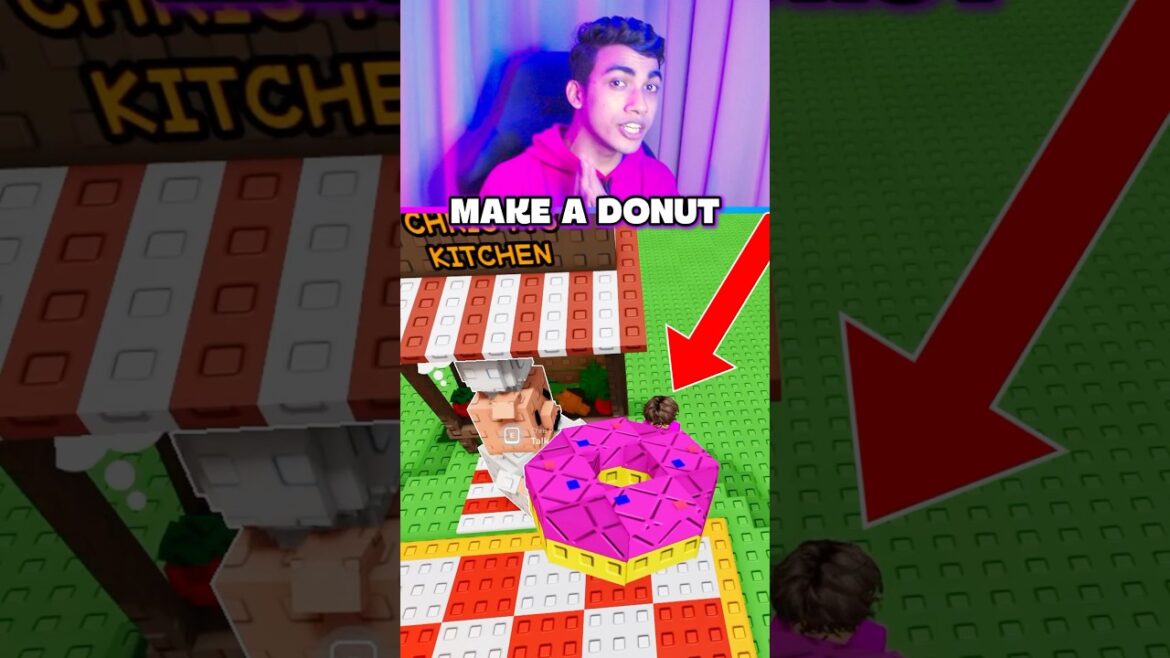 DONUT COOKING RECIPE GROW A GARDEN 😍