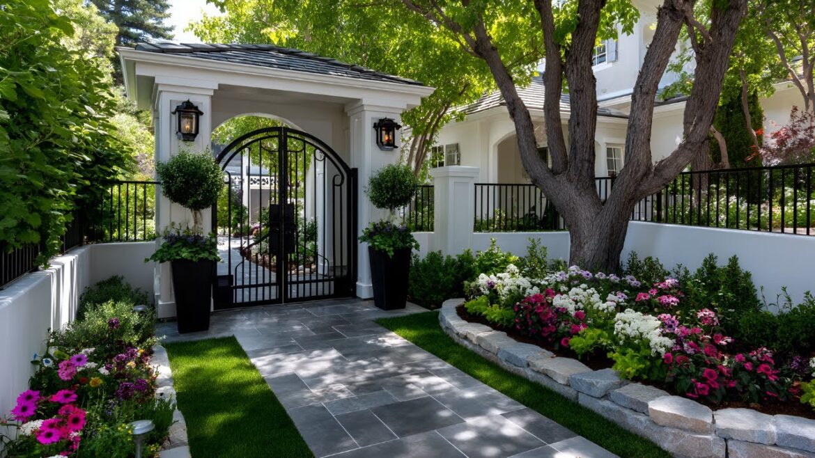 Small Front Yard Perfection | Stylish Garden Gates & Arches That Define Your Entrance