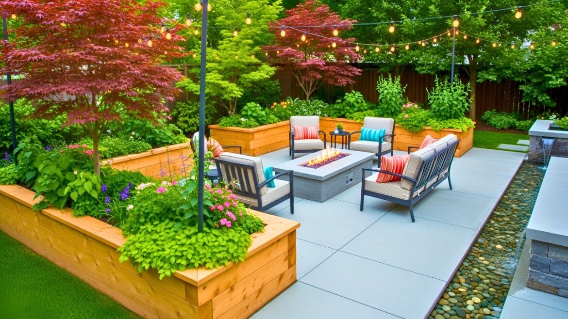 Concrete Backyard Landscaping Ideas: Modern Patios, Pathways, Fire Pits, and Budget DIY Tips Concrete Backyard Landscaping Ideas: Modern Patios, Pathways, Fire Pits, and Budget DIY Tips