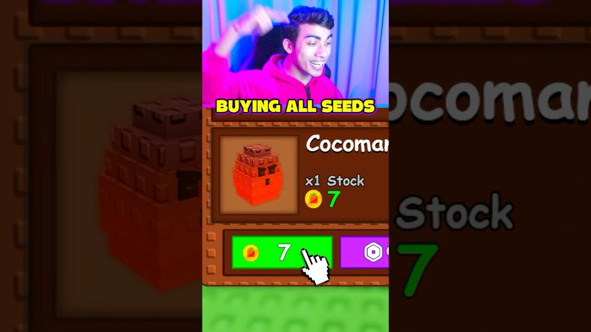BUYING ALL SEEDS GROW A GARDEN π BUYING ALL SEEDS GROW A GARDEN π