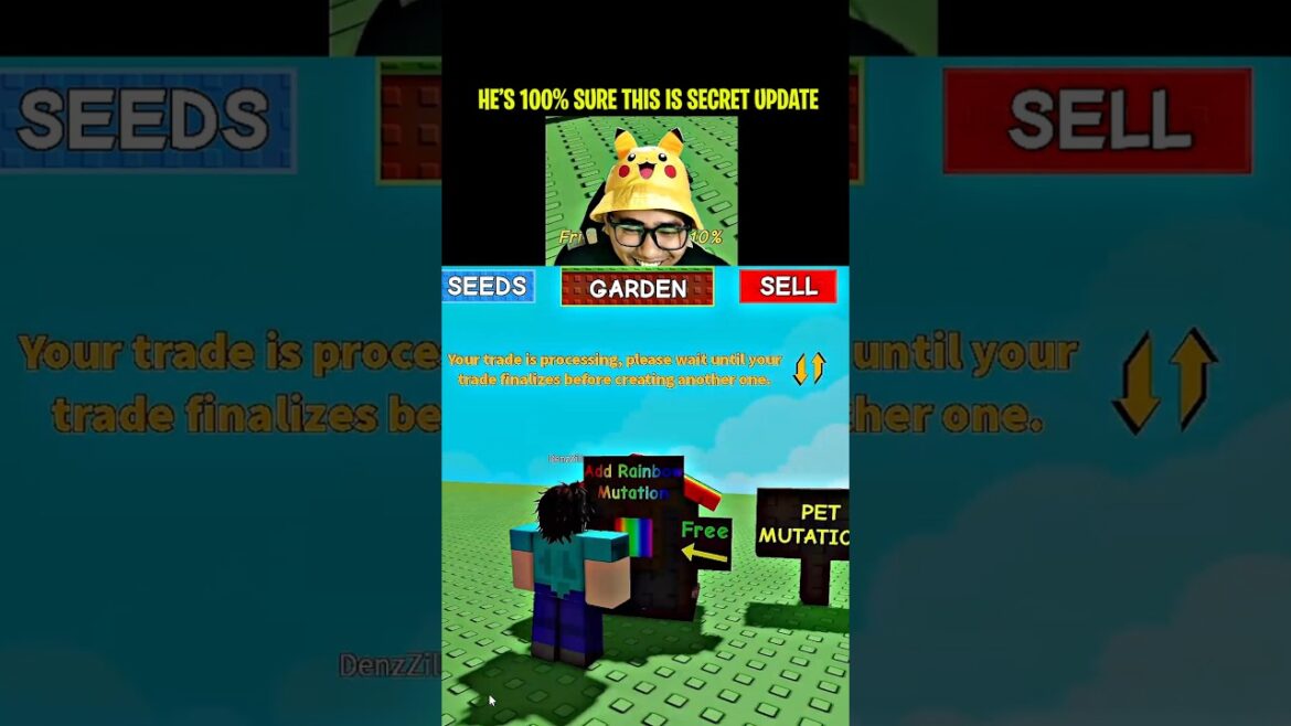 IQ 9999999 Bro Think This is Secret Rainbow Machine Update at Grow a Garden But ...