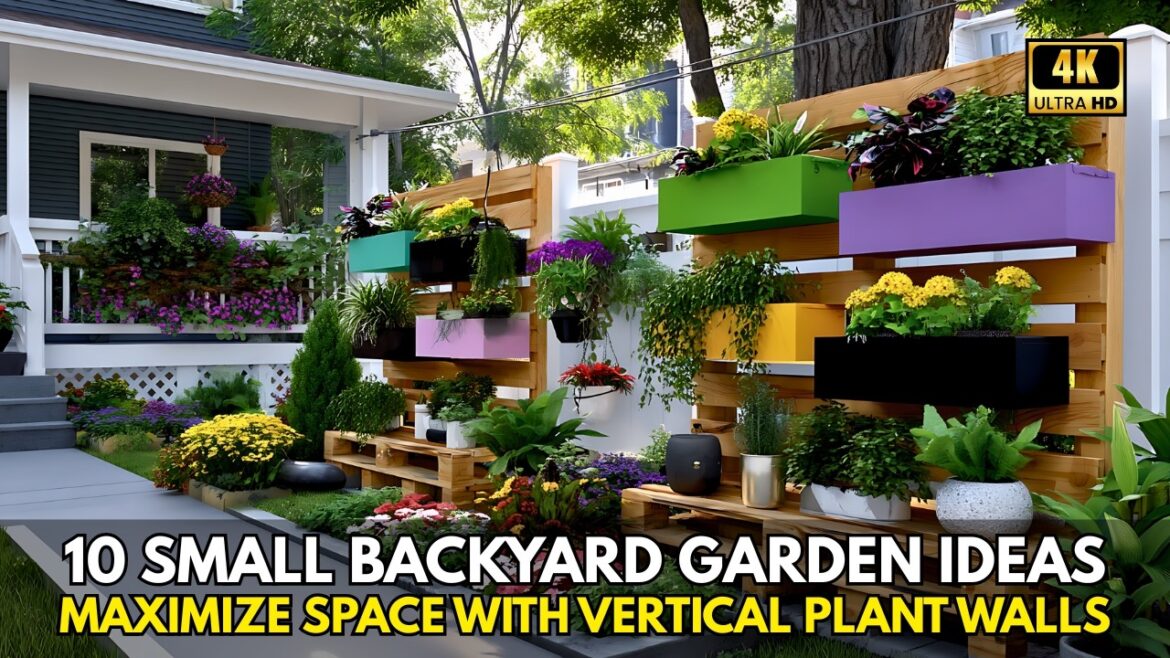 10 Small Backyard Garden Ideas: How to Maximize Space with Vertical Plant Walls 10 Small Backyard Garden Ideas: How to Maximize Space with Vertical Plant Walls