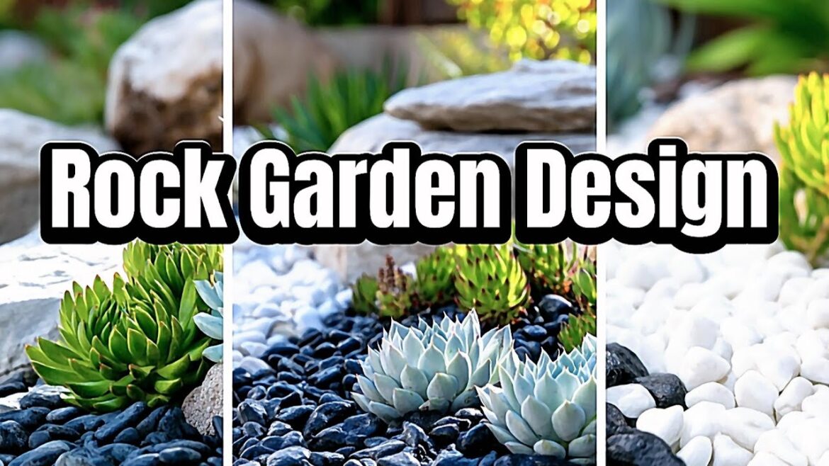 Magical Rock Garden Design Ideas : How to Mix Stone, Succulents, And Texture