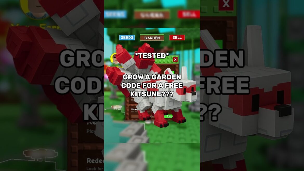 New grow a garden codes for a free kitsune?