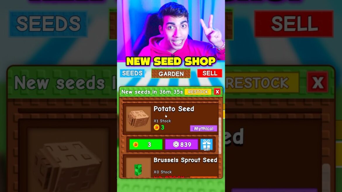 NEW SEED SHOP GROW A GARDEN 😍
