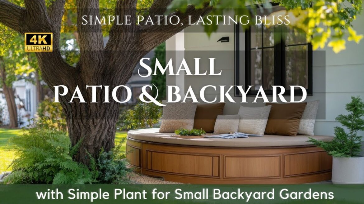 Modern Patio Design & Small Backyard Garden Ideas 2025: Stylish Outdoor Living with Simple Plants