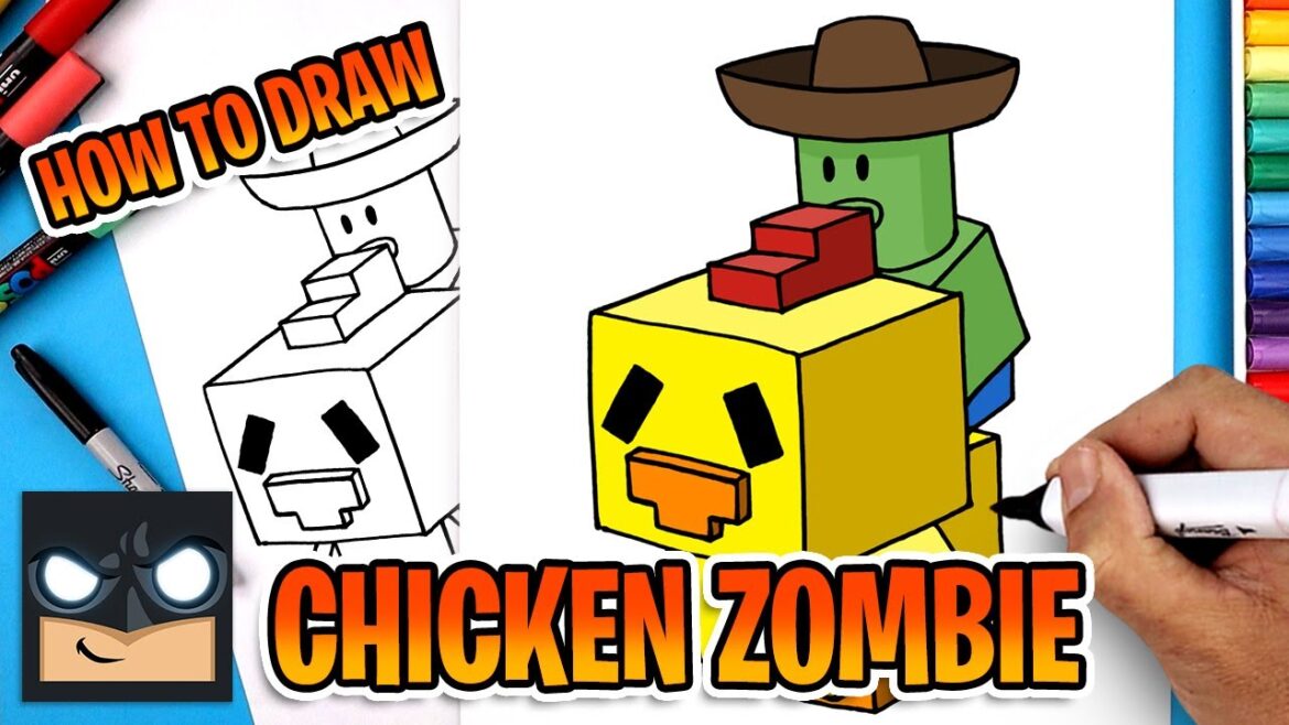 How to Draw Chicken Zombie | Roblox Grow a Garden How to Draw Chicken Zombie | Roblox Grow a Garden