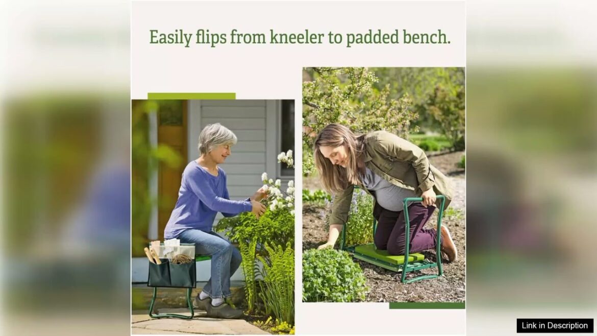 Gardener's Supply Company Garden Kneeler and Portable Stool Extra Wide Review