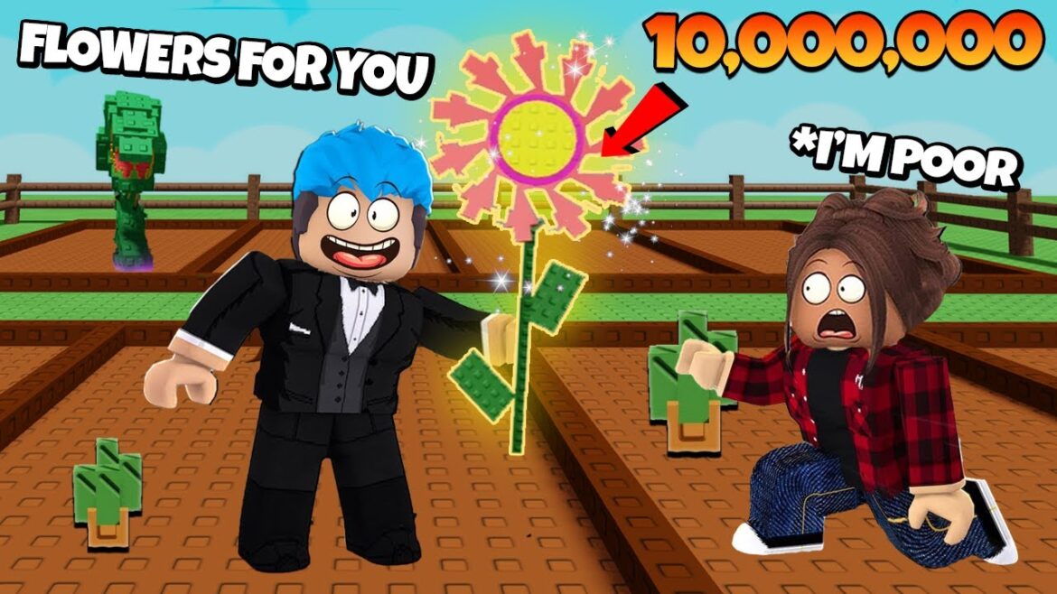 I STOLE PLANTS FROM THE RICH AND GAVE THEM TO THE POOR | Roblox | Grow a Garden