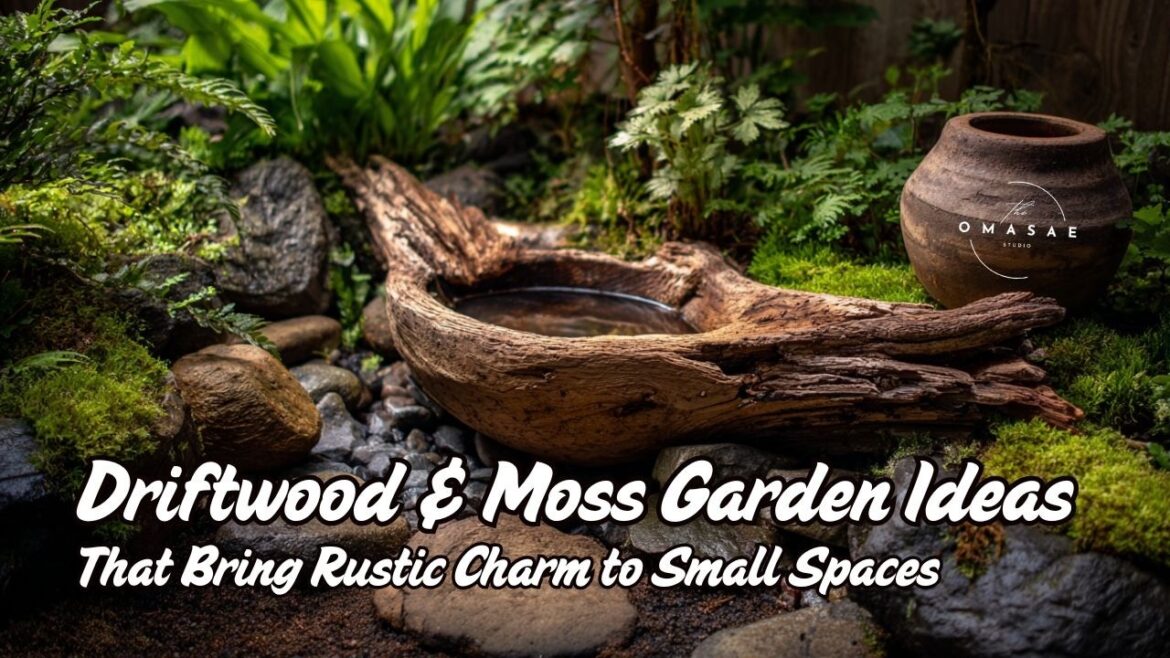 Driftwood & Moss Garden Ideas That Bring Rustic Charm to Small Spaces 🌼🪵