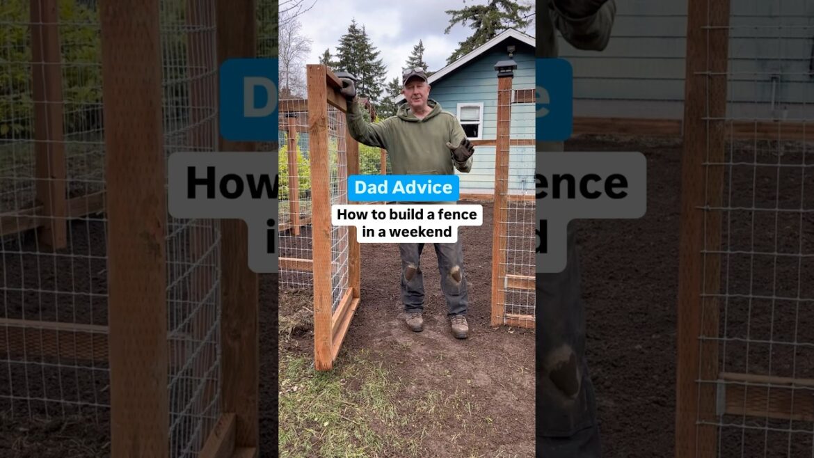 How to build a garden fence. #HomeDepotPartner #WhatAreYouWorkingOn @HomeDepot How to build a garden fence. #HomeDepotPartner #WhatAreYouWorkingOn @HomeDepot