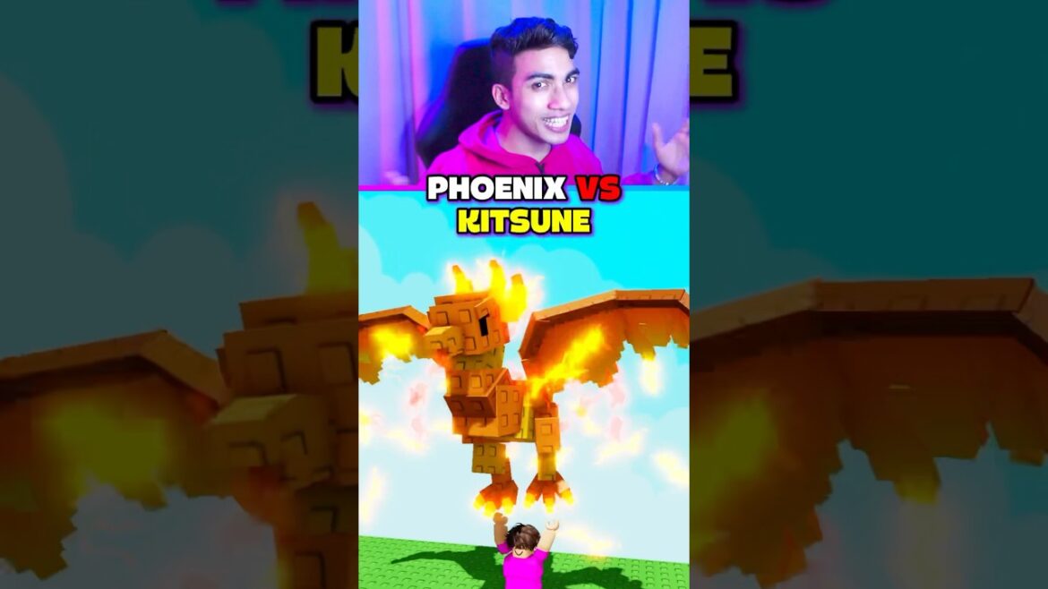 PHOENIX VS KITSUNE GROW A GARDEN 😱 PHOENIX VS KITSUNE GROW A GARDEN 😱