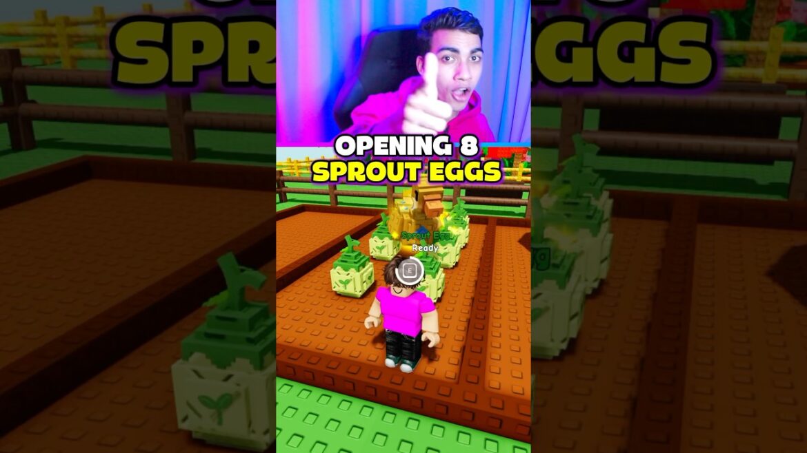 OPENING 8 SPROUT EGGS GROW A GARDEN 😍